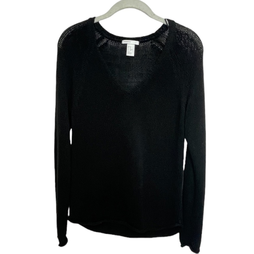 H&M Black Loose Knit V Neck Sweater size S ( NWOT) - Picture 4 of 9